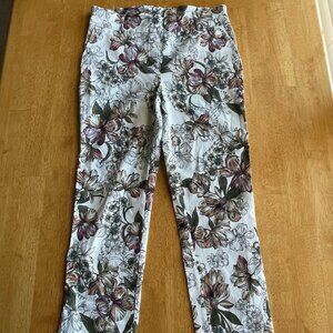 Jules & Leopold  Floral Stretch pants M